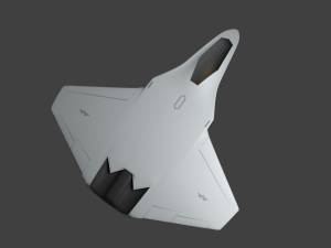 sixth generation stealth fighter 2 Modelo 3D