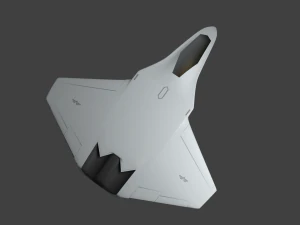 sixth generation stealth fighter 2 3D Model