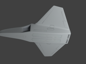 sixth generation stealth fighter 2 Modelo 3D
