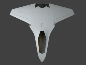 sixth generation stealth fighter 2 3D Model