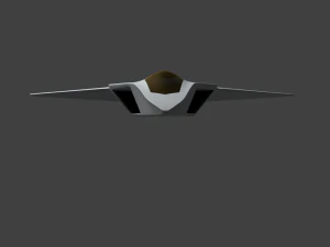 sixth generation stealth fighter 2 3D Model