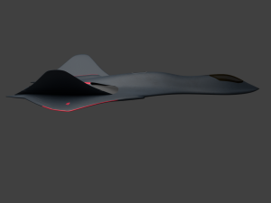 stealth fighter jet 3D Model