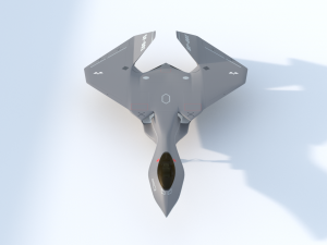 silent falcon the next generation stealth fighter jet Modelo 3D