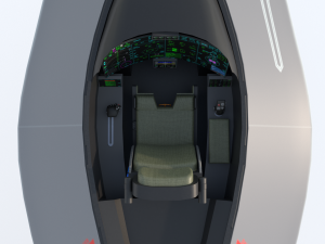 silent falcon the next generation stealth fighter jet Modelo 3D