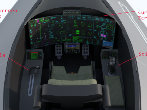 silent falcon the next generation stealth fighter jet Modelo 3D