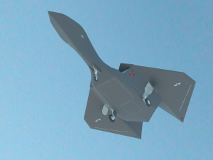 silent falcon the next generation stealth fighter jet Modelo 3D