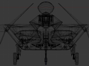 silent falcon the next generation stealth fighter jet Modelo 3D