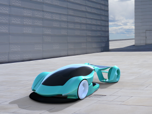 The volt futuristic ev hypercar Modelo 3D