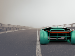 The volt futuristic ev hypercar Modelo 3D