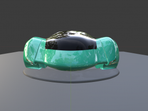 The volt futuristic ev hypercar Modelo 3D