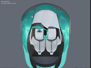 The volt futuristic ev hypercar Modelo 3D