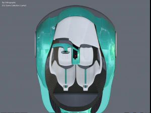 The volt futuristic ev hypercar 3D Model
