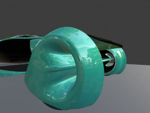 The volt futuristic ev hypercar 3D Model