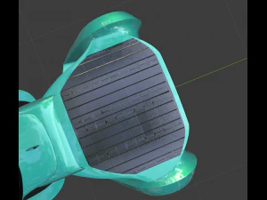 The volt futuristic ev hypercar 3D Model
