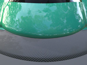 The volt futuristic ev hypercar 3D Model