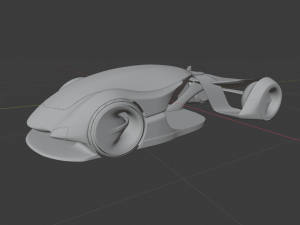 The volt futuristic ev hypercar Modelo 3D