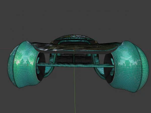 The volt futuristic ev hypercar 3D Model