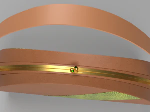 The Crescent Handbag Retro and Chic 3D Model