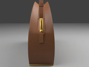 The Crescent Handbag Retro and Chic 3D Model