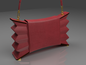 The Accordion Handbag Catchy and Class 3D 모델