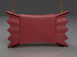 The Accordion Handbag Catchy and Class 3D 모델