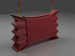 The Accordion Handbag Catchy and Class 3D 모델