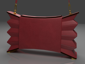 The Accordion Handbag Catchy and Class 3D 모델