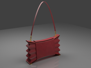 The Accordion Handbag Catchy and Class 3D 모델