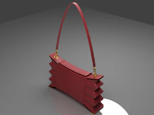 The Accordion Handbag Catchy and Class 3D Model