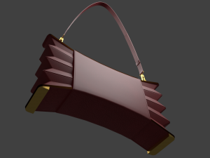 The Accordion Handbag Catchy and Class 3D 모델
