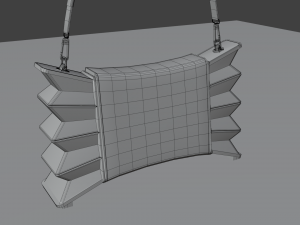The Accordion Handbag Catchy and Class 3D 모델