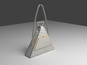 The Triangular Handbag catchy and Luxury 3D Model