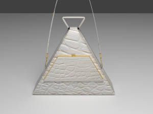The Triangular Handbag catchy and Luxury 3D मॉडल