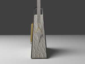 The Triangular Handbag catchy and Luxury 3D मॉडल