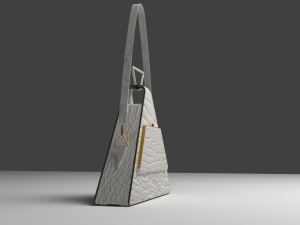 The Triangular Handbag catchy and Luxury 3D मॉडल