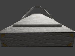 The Triangular Handbag catchy and Luxury 3D मॉडल