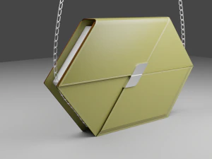Le sac &agrave; main Hexa moderne et chic Modèle 3D
