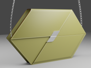 The Hexa Handbag modern and chic Modèle 3D