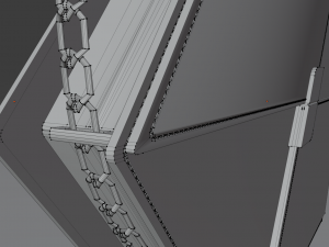 The Hexa Handbag modern and chic Modèle 3D