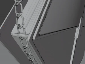 The Hexa Handbag modern and chic 3D Model