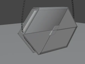 The Hexa Handbag modern and chic 3D Model