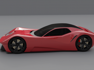 VEGA supercar virility and character Modèle 3D