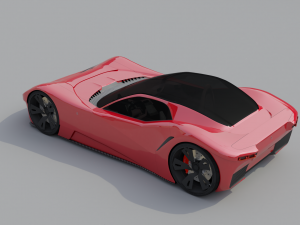 VEGA supercar virility and character Modèle 3D