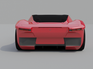 VEGA supercar virility and character Modèle 3D