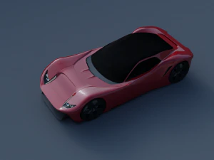 Kejantanan dan karakter supercar VEGA Model 3D