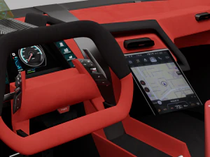 Kejantanan dan karakter supercar VEGA Model 3D