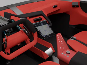 Kejantanan dan karakter supercar VEGA Model 3D