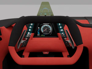 Kejantanan dan karakter supercar VEGA Model 3D