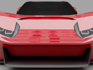 VEGA supercar virility and character Modèle 3D