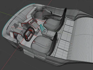 Kejantanan dan karakter supercar VEGA Model 3D
